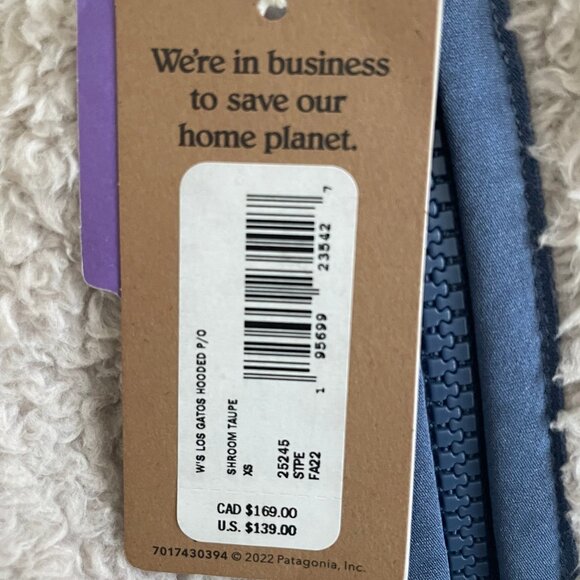 Patagonia NWT Women's Los Gatos Hooded Fleece Pullover Sz XS - Picture 4 of 6